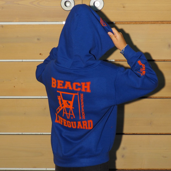 Sweat capuche Beach Lifeguard Bleu