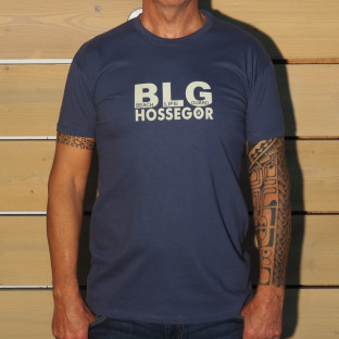 Tee shirt manches courtes Homme Beach Lifeguard Bleu Denim