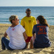 Tee shirt manches courtes Beach Lifeguard Jaune
