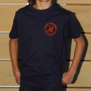 Tee shirt manches courtes Enfant Beach Lifeguard Marine